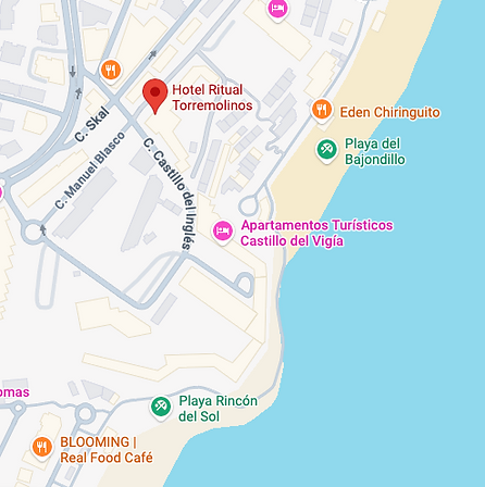 gluten free map hotel ritual torremolinos