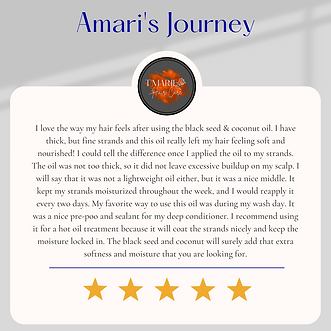 Amari's journey