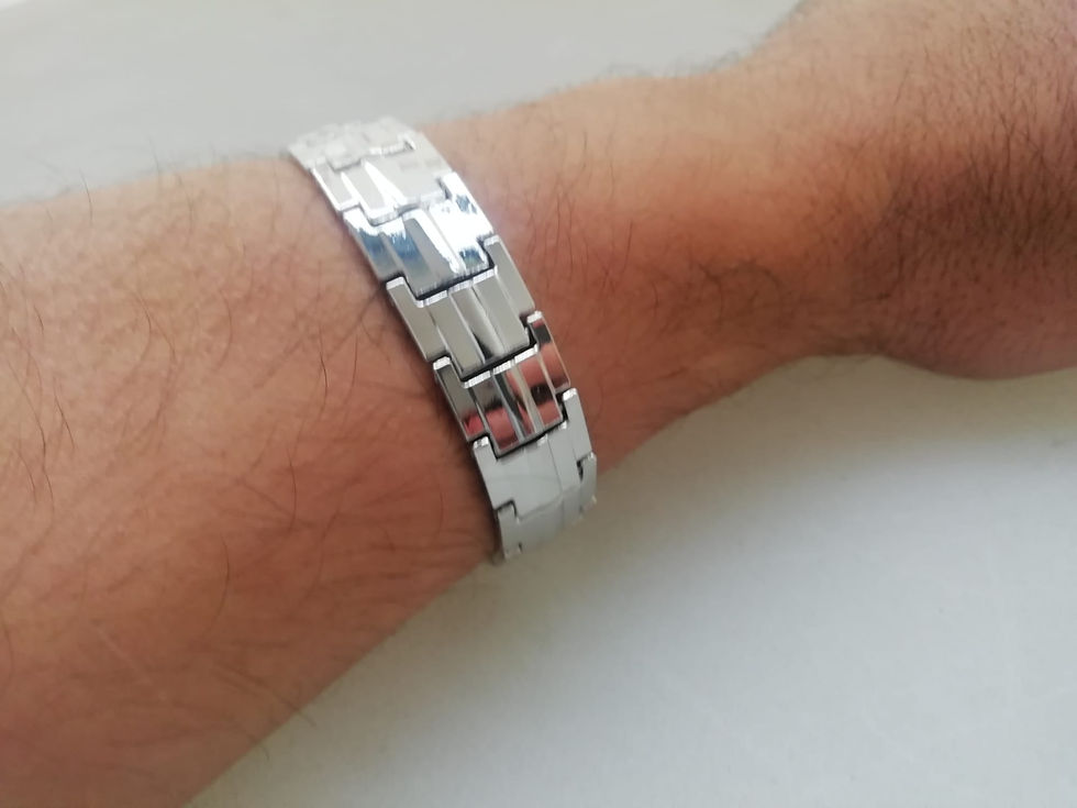Miniatura: Pulseira Equilíbrio, Bio-Saúde : Cinza
