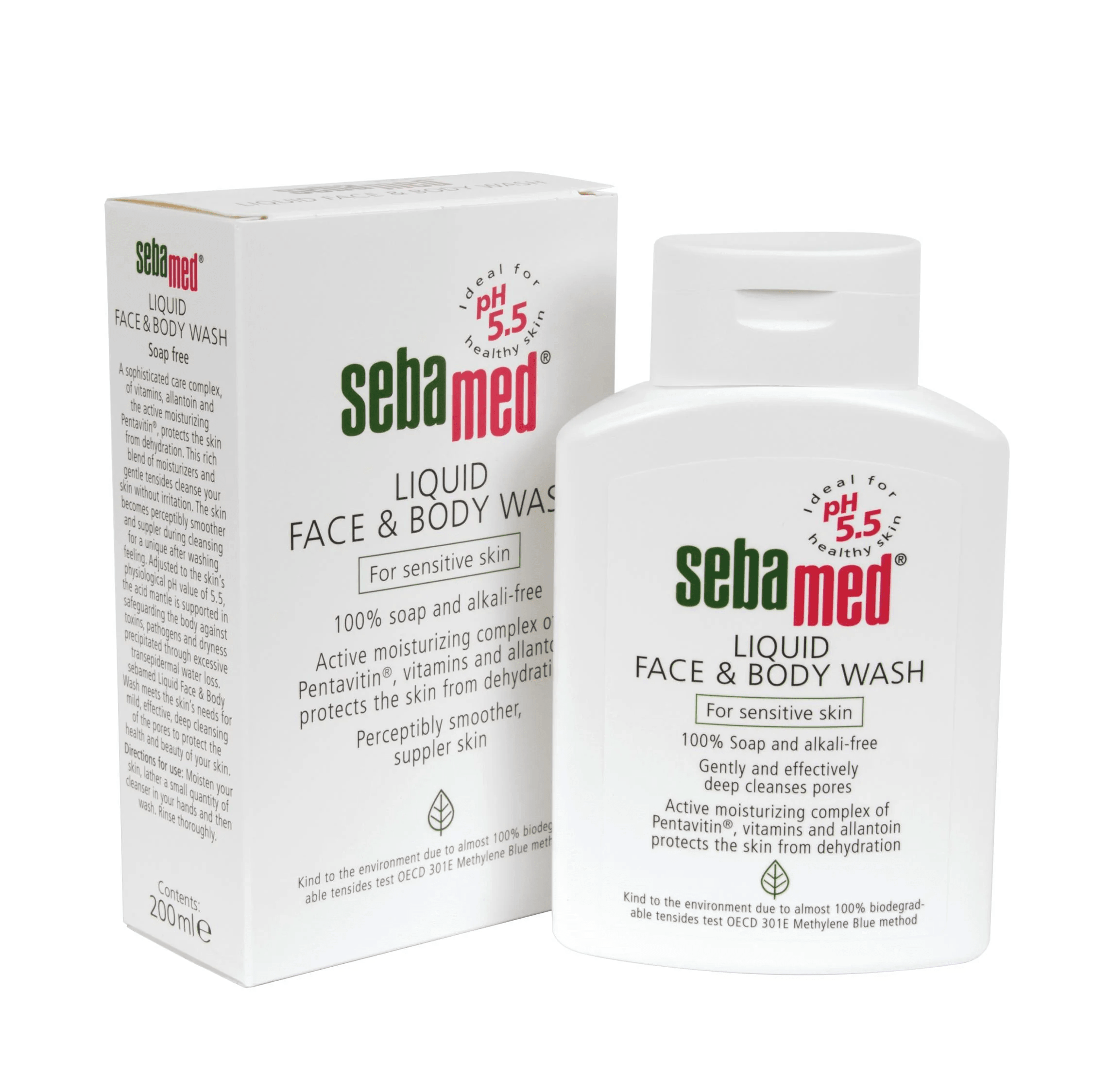 SEBAMED FACE & BODY WASH LIQUID 200ML