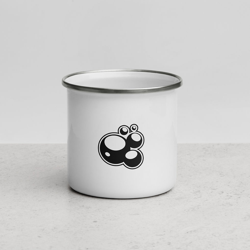Thumbnail: Enamel Mug bubbles