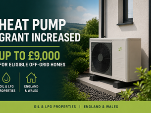 £9,000 Heat Pump Grant Announced for Off-Grid Homes