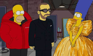 LOS SIMPSON VISTEN DE BALENCIAGA
