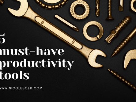 5 Must-Have Productivity Tools