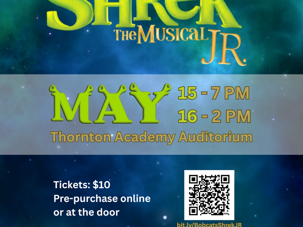 📰SACO | SMS Bobcat Players in Shrek The Musical JR. Production