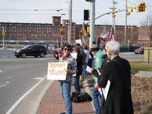 📰BIDDEFORD | Protest | President Trump