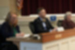 L-R: Commissioner Carolyn Gilbert, Comissioner Philip Bartlett