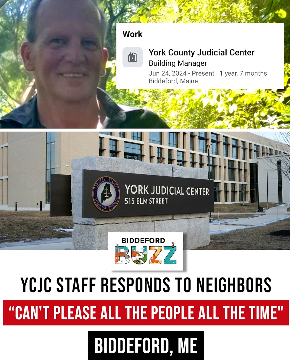 📰BIDDEFORD | YCJC Responds “Can't please all the people” | Neighbor from Hell?
