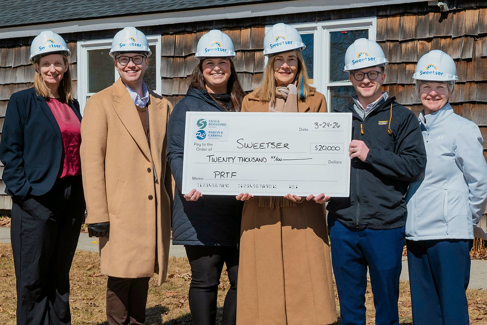 📰SACO | Saco & Biddeford Savings and Paquin & Carroll Insurance Donate $20,000 to Support Maine’s First Psychiatric Residential Treatment Facility