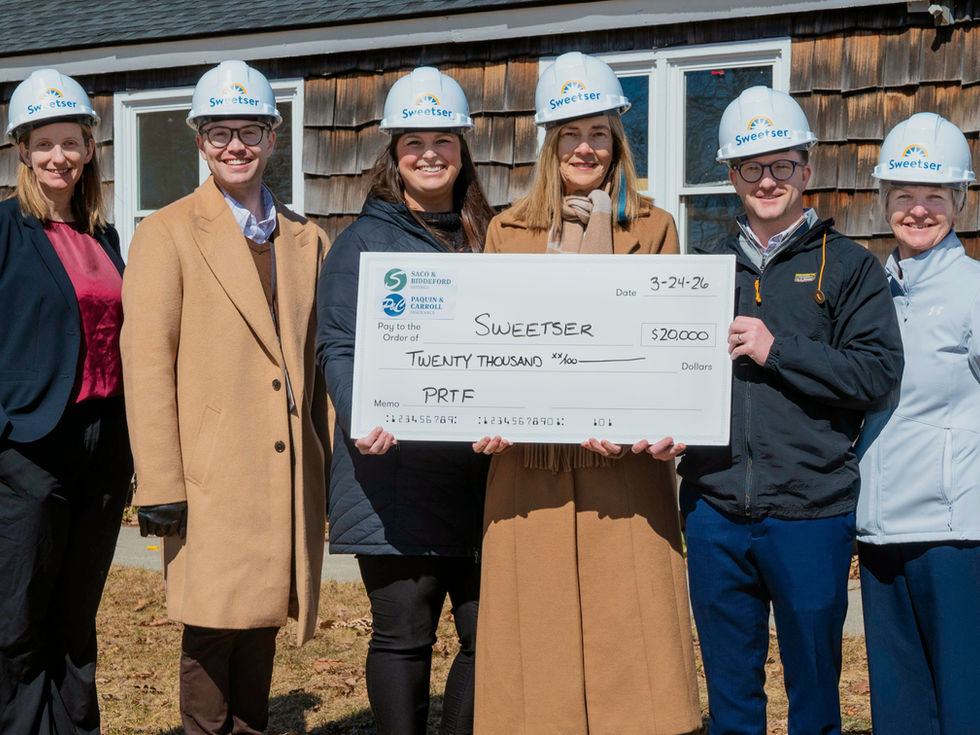 📰SACO | Saco & Biddeford Savings and Paquin & Carroll Insurance Donate $20,000 to Support Maine’s First Psychiatric Residential Treatment Facility
