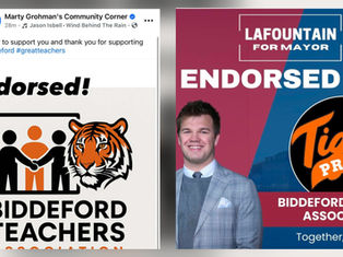 📰BIDDEFORD | Teachers Association Endorses 2 Mayoral Candidates?