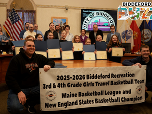 📰BIDDEFORD | Council Recognizes Biddeford's 3rd and 4th Girls Basketball | 2025 New England Champions