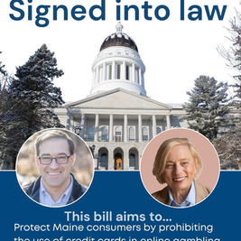 📰MAINE | Governor signs Malon’s bill to protect Maine consumers from gambling addiction