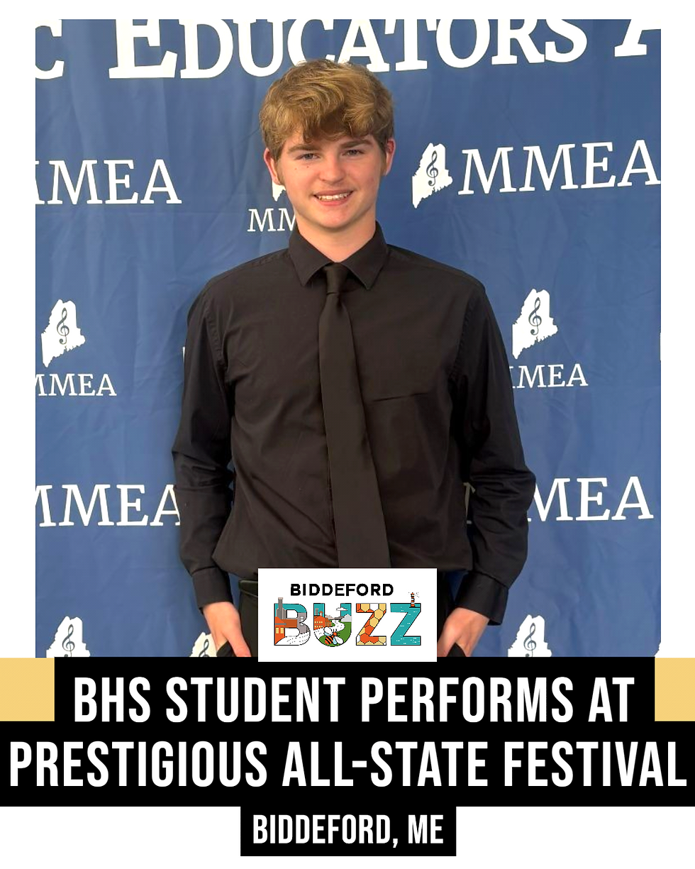 đź“°BIDDEFORD | BHS Student Performs at Prestigious Maine All-State Music Festival