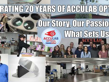 Celebrating 20 Years of AccuLab Optical: Our Story, Our Passion, and What Sets Us Apart