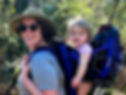 Heather with her child