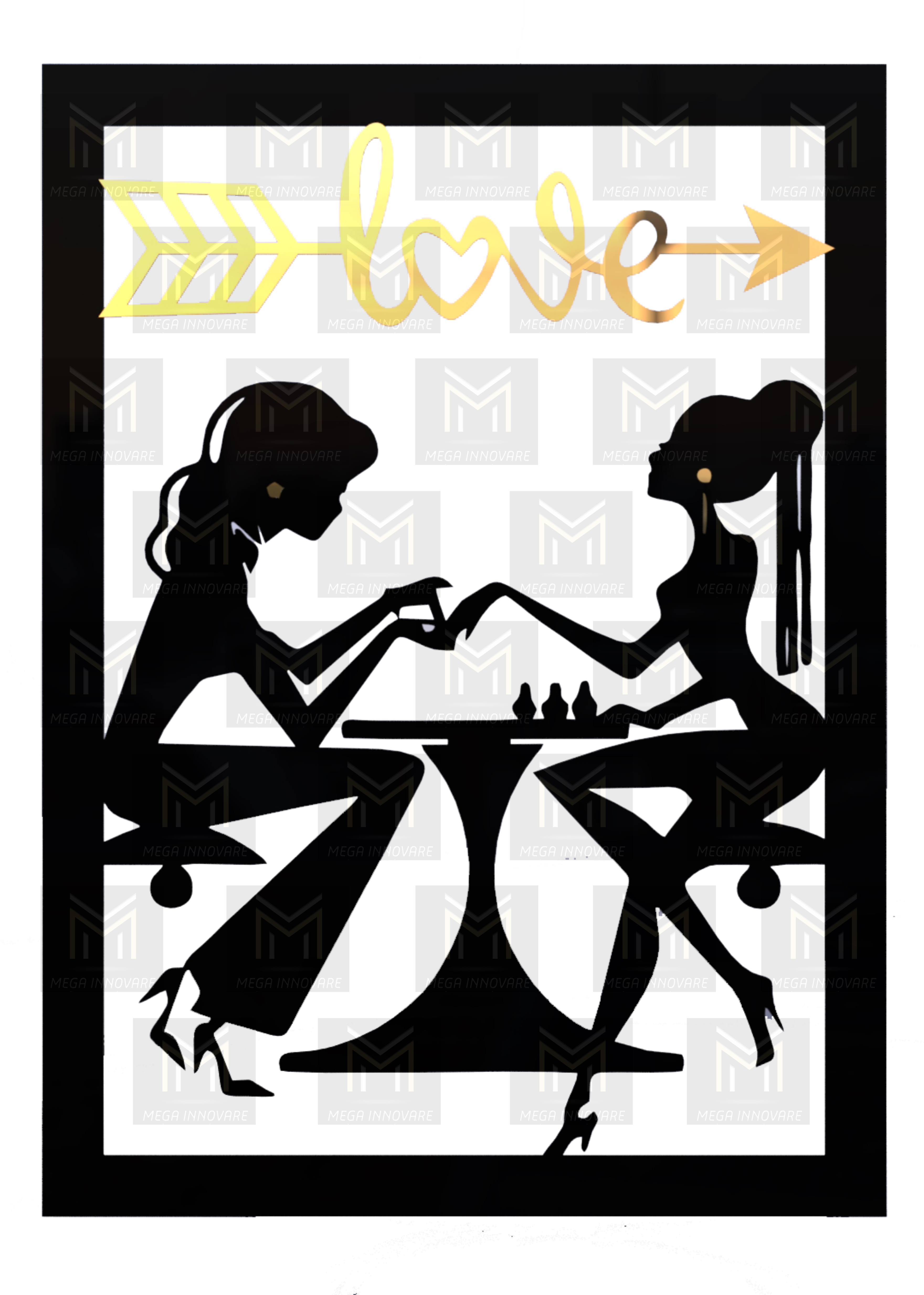 Quadro Decorativo Nail Designer Modelo 01