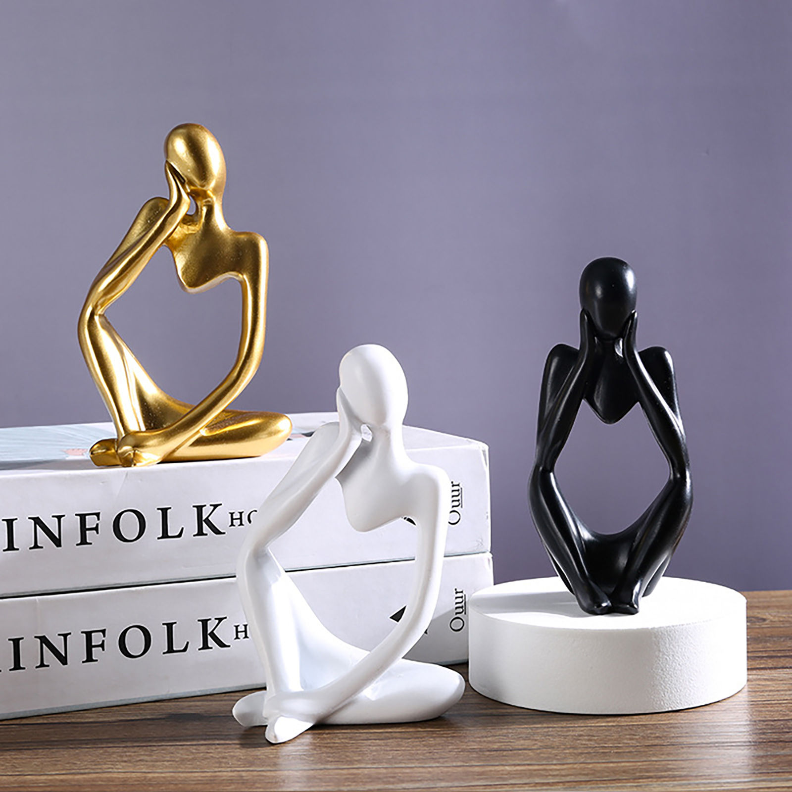 Abstracte Denker Sculpturen