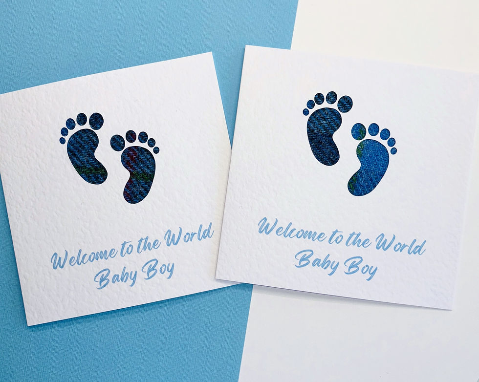 Thumbnail: New Baby Boy Greeting Card