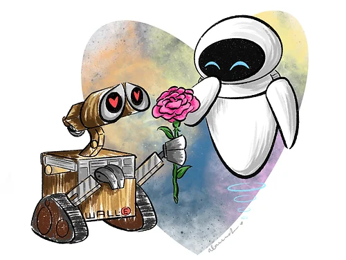 Walle And Eve Love Indyerneedofart