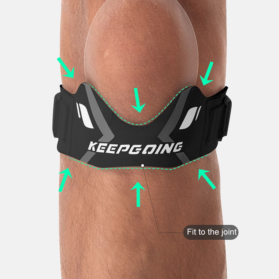 Miniatura: 1PCS Patella Band Protection Kneecap Knee Tendon Support Strape Brace Adjustable