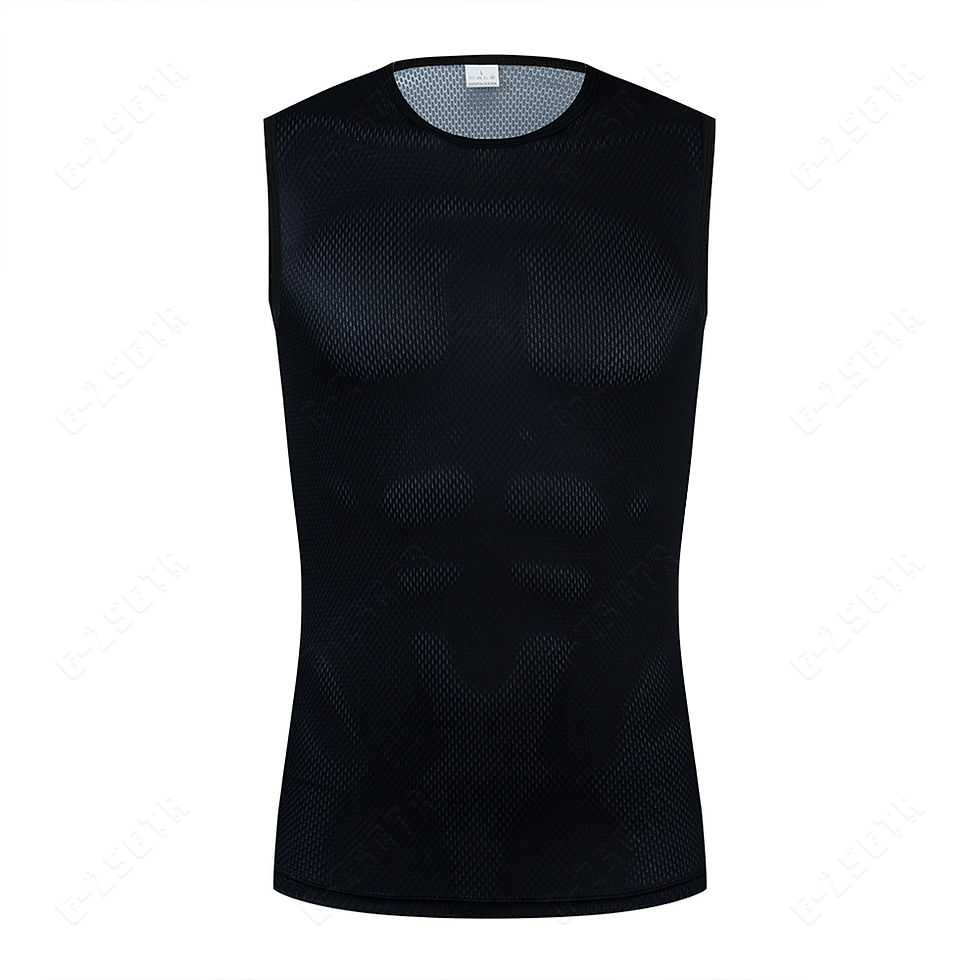 Miniatura: Cycling Base Layer Reflective Underwear White Cycling Jersey Sport Vest Men Unde