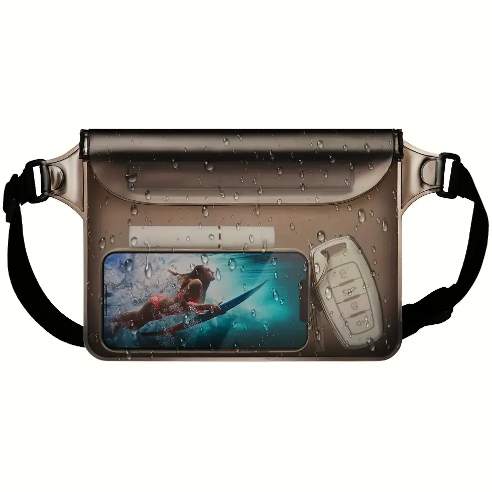 Miniatura: Waterproof Phone Bag, Three-Layer Sealed Touch Screen Waterproof Phone Waist Bag