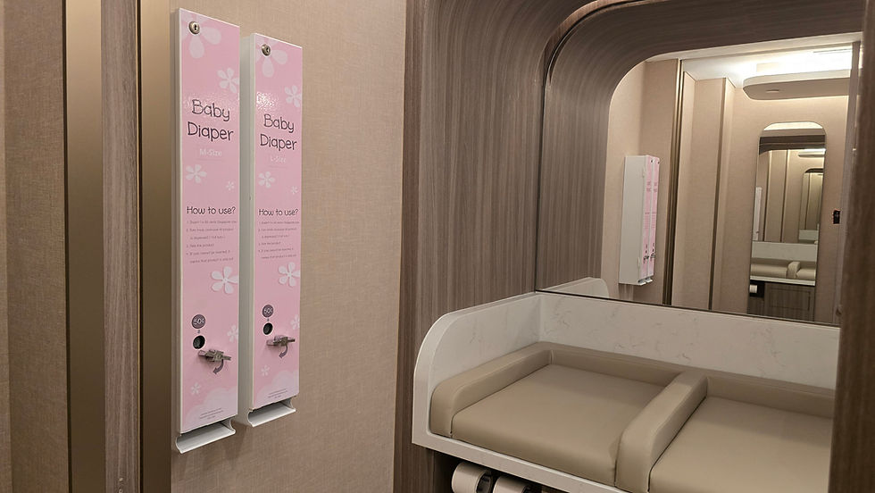 Baby Diaper and Bed Liner Vending Machine