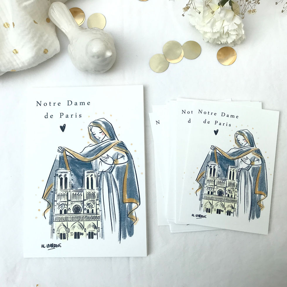 Carte Notre Dame de Paris