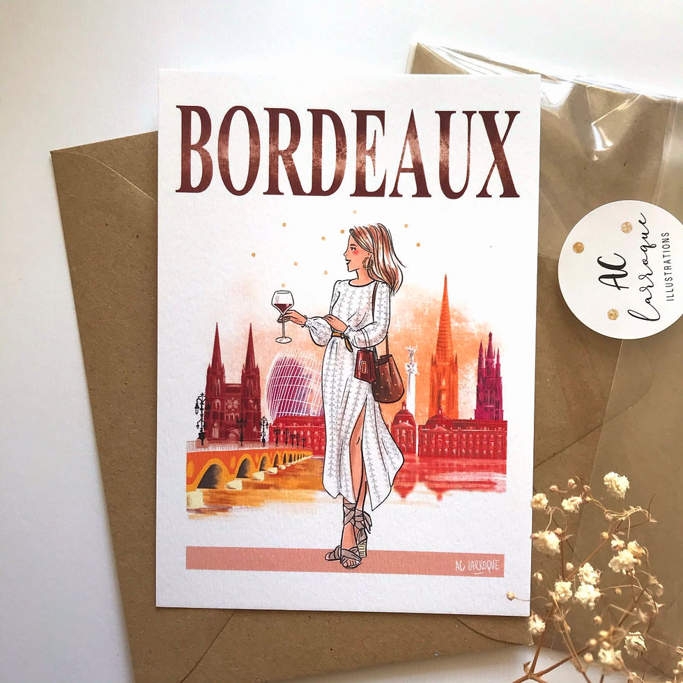 Miniature : Bordeaux - affiche, carte