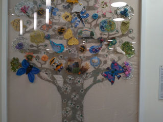 Tree of life Textile piece now sited in the restaurant at new Specialist Emergency Care Hospital in 