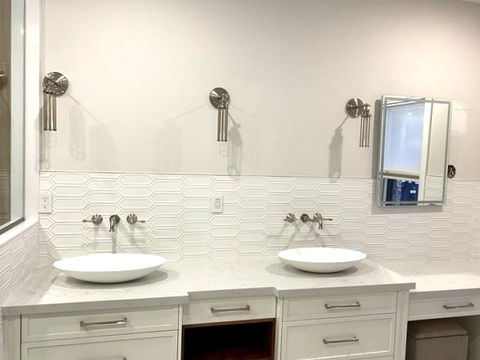 Bathroom, Wall, Stairs