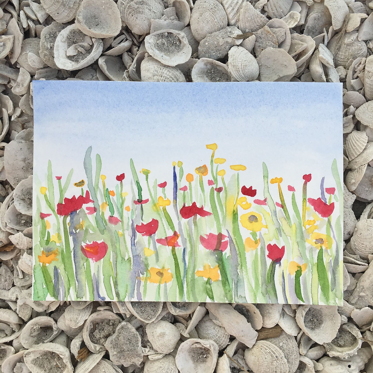 Watercolor Flower Painting