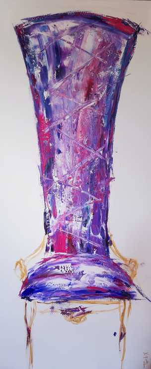 Terdik Szilvia Flow-ban című festménye