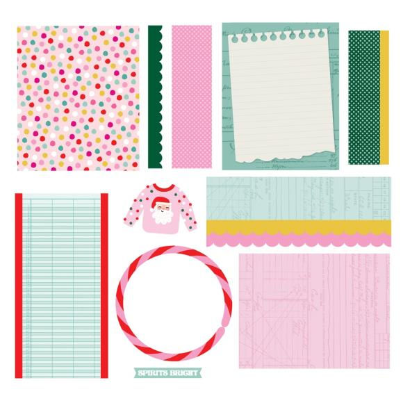 Thumbnail: Simple Stories Simple Cards Card Kit-Hard Candy Christmas