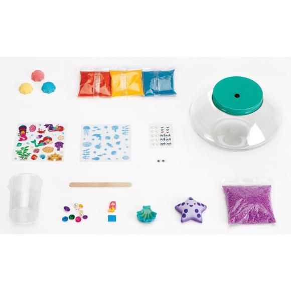 Thumbnail: Creativity For Kids Crystal Mermaid Terrarium Kit- 6343000