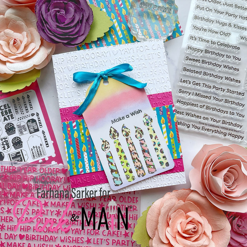 Thumbnail: Pink and Main - Birthday Tags & More Foilables Cut Ups-PMF311