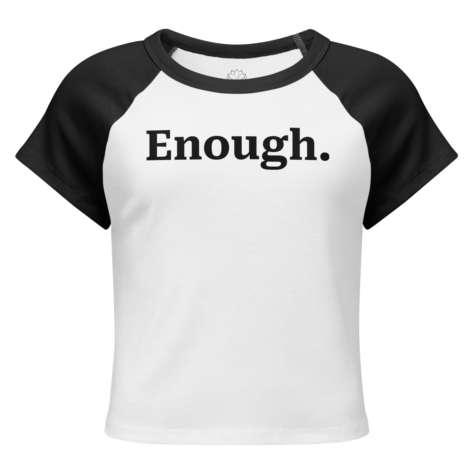 Enough. Project Women’s Micro Rib Raglan Baby Tee