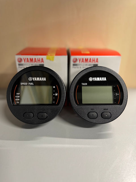 LCD Display Replacement For Yamaha Digital Multifunction Tachometer – Black Back
