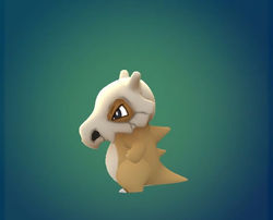 Cubone Perfil Izquierdo