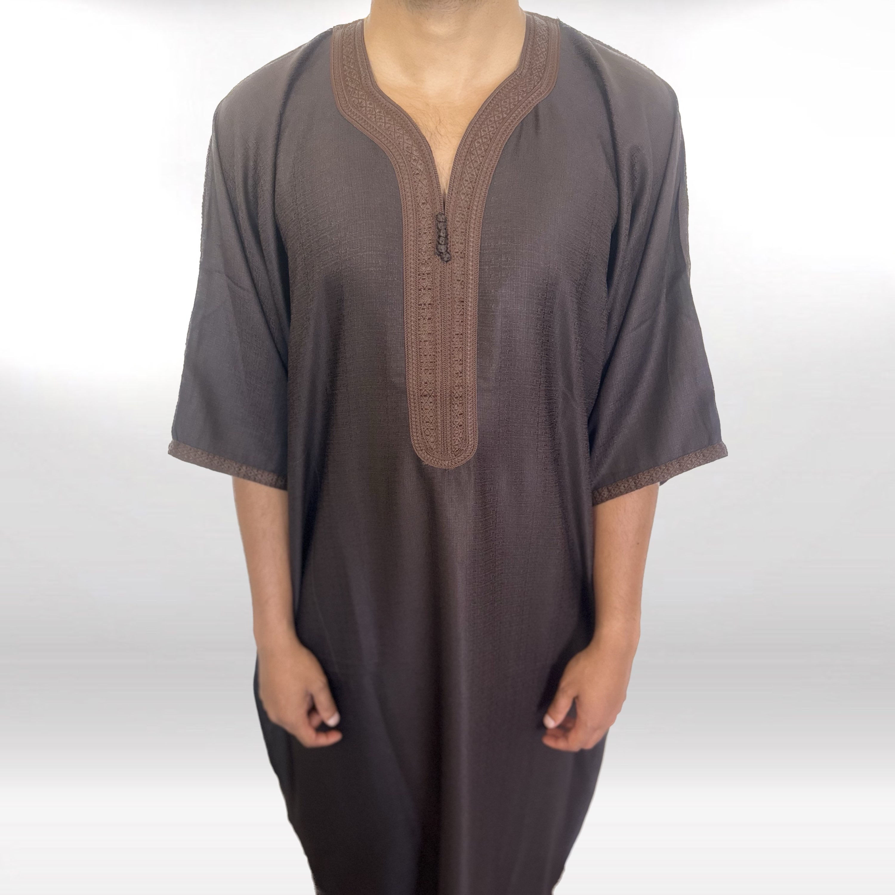 Moroccan Thobe (Premium Chocolate)