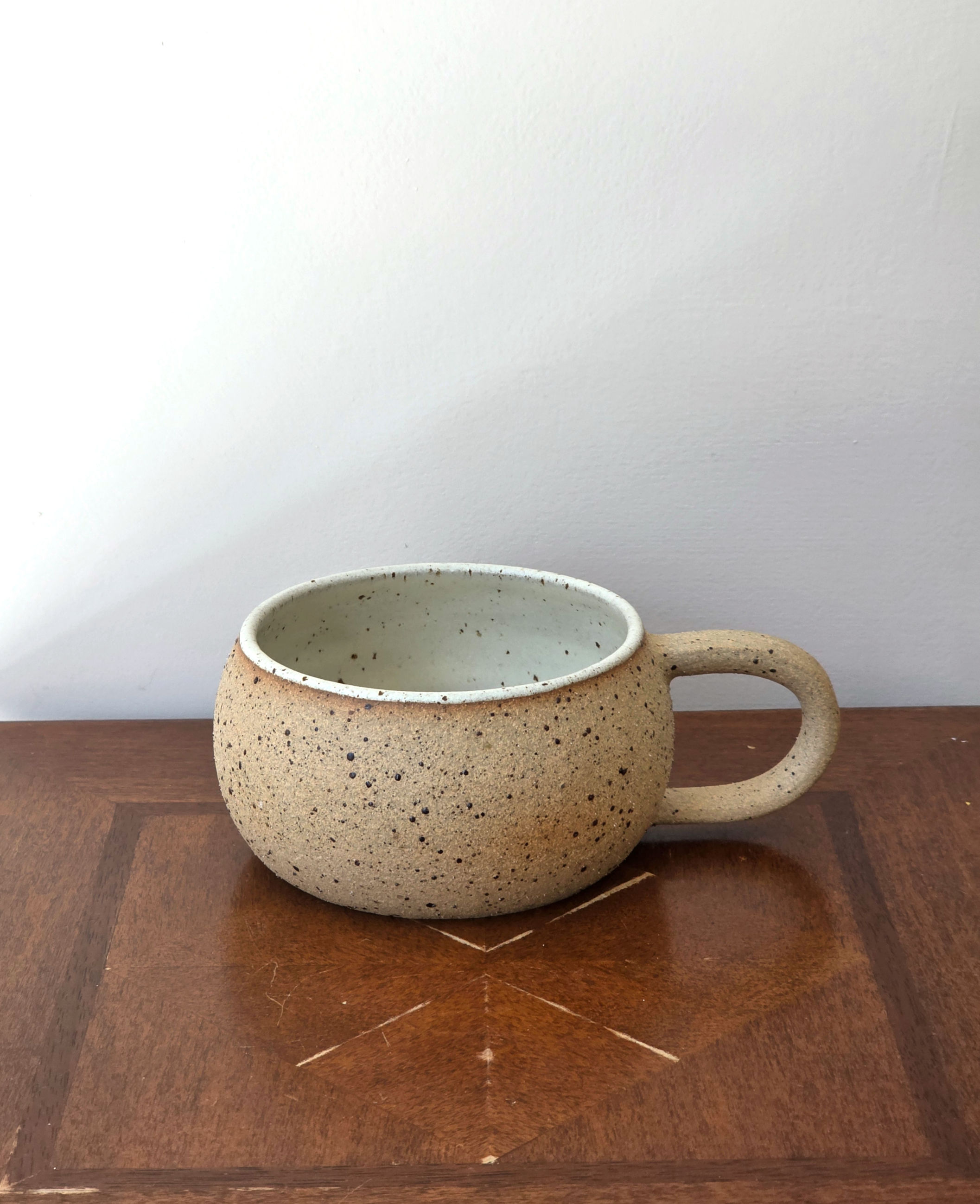 Cream Speckled Mug