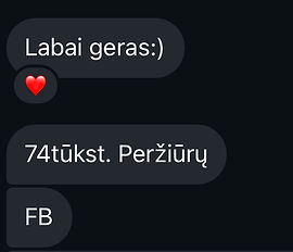 Atsiliepimai apie atliktą darbą.