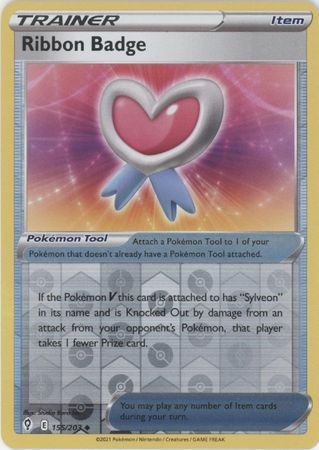 Sword & Shield - Evolving Skies 155/203 Ribbon Badge (Reverse)