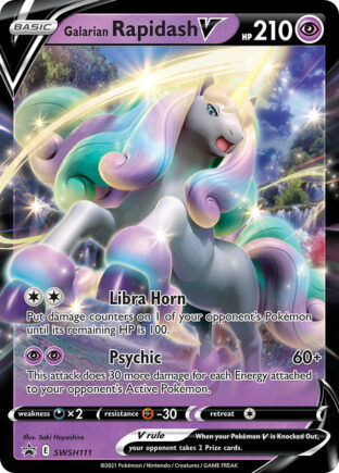 Sword & Shield - Promo SWSH111 Galarian Rapidash V