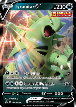 Sword & Shield Promo SWSH109 Tyranitar V
