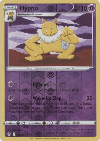 Sword & Shield - Evolving Skies 62/203 Hypno (Reverse)
