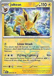 Scarlet & Violet - Prismatic Evolutions - 029/131 Jolteon (Reverse, Pokeball)