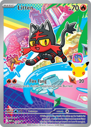 Thumbnail: Mega Evolution - Promo - MEP043 Rowlet, MEP044 Litten, MEP045 Popplio