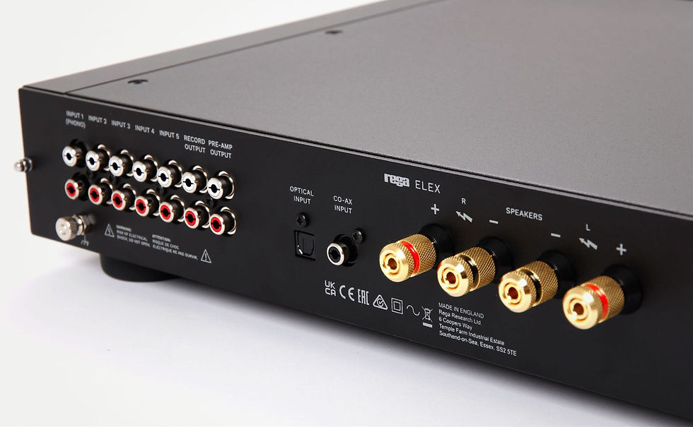 Miniaturbild: Rega Elex MK4, Schwarz Vollverstärker